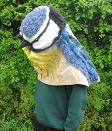Bluetit headdress