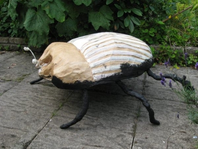 Making a dung beetle - nearing completion