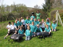 Nantmel school with beetles