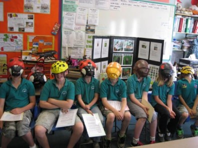 Dolau primary school with ladybirds